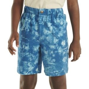 New Carhartt Boys XL 18/20 Lagoon Blue Lightweight Shorts Elastic Waist Casual